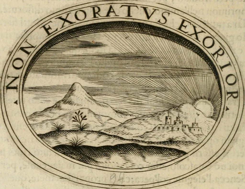 An illustration from Dell'imprese, 1594, leaf 405