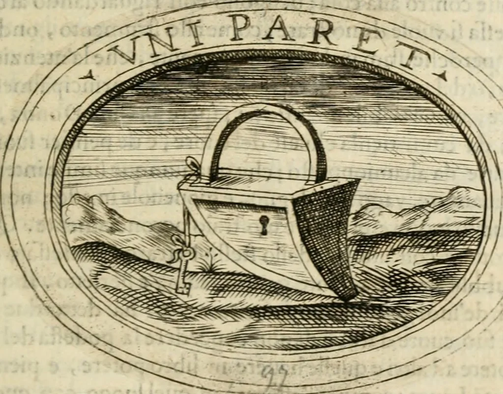 An illustration from Dell'imprese, 1594, leaf 420