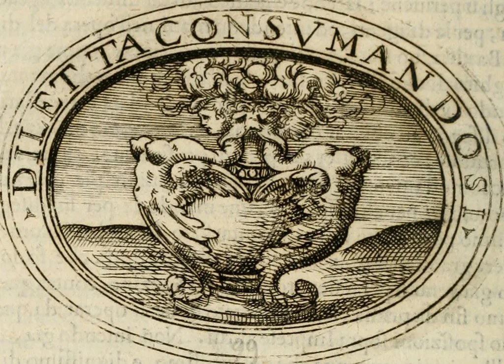 An illustration from Dell'imprese, 1594, leaf 433