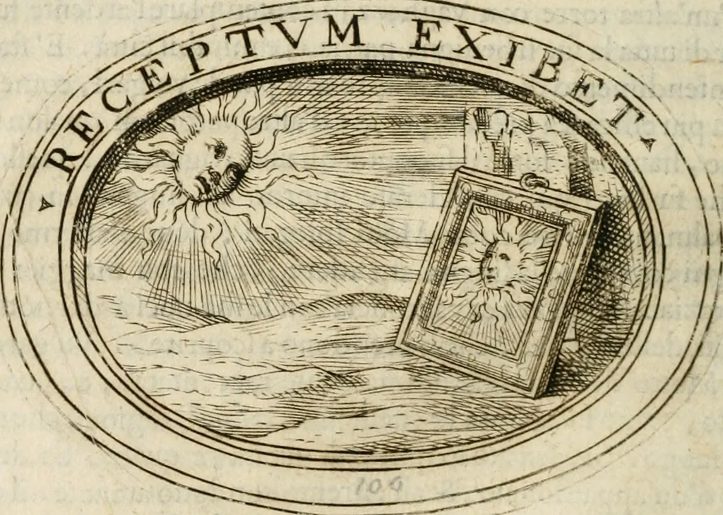 An illustration from Dell'imprese, 1594, leaf 435