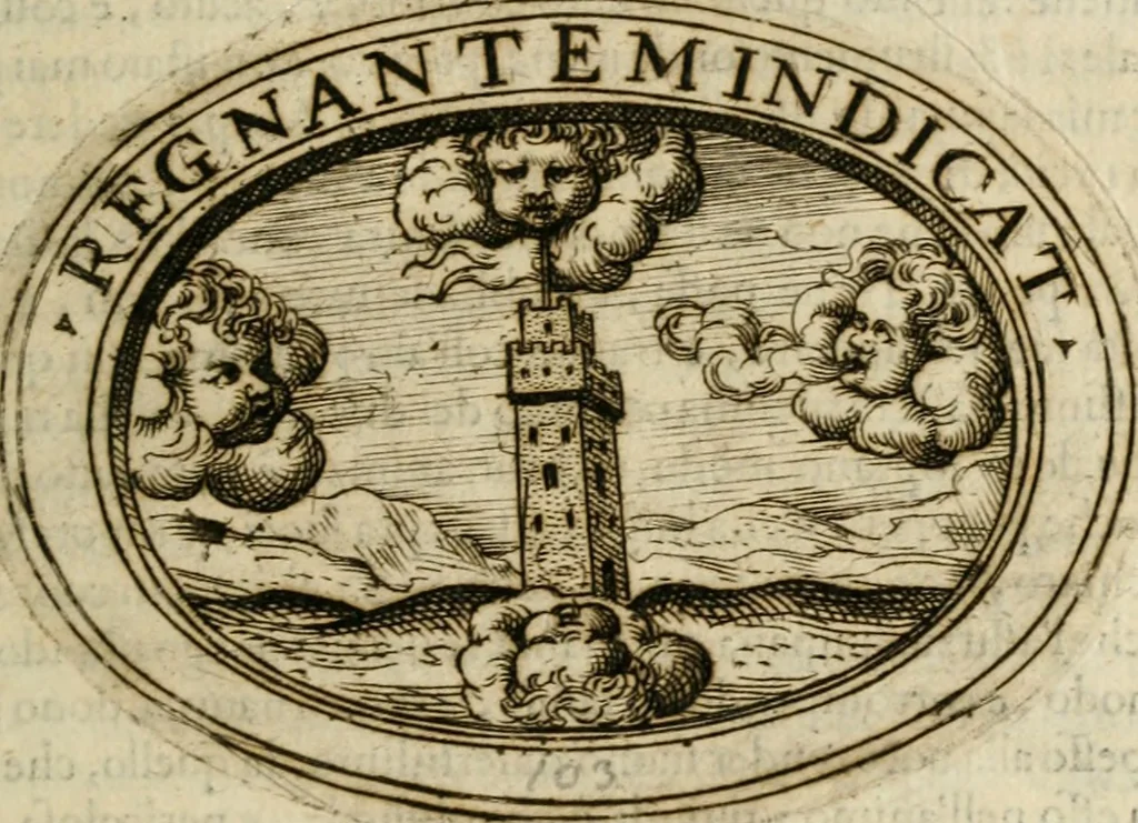 An illustration from Dell'imprese, 1594, leaf 446