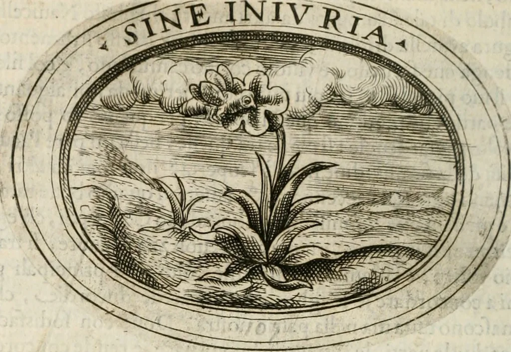 An illustration from Dell'imprese, 1594, leaf 463
