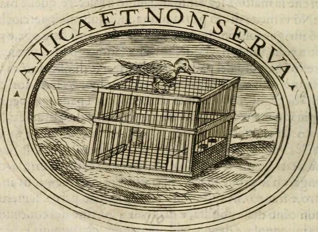 An illustration from Dell'imprese, 1594, leaf 473