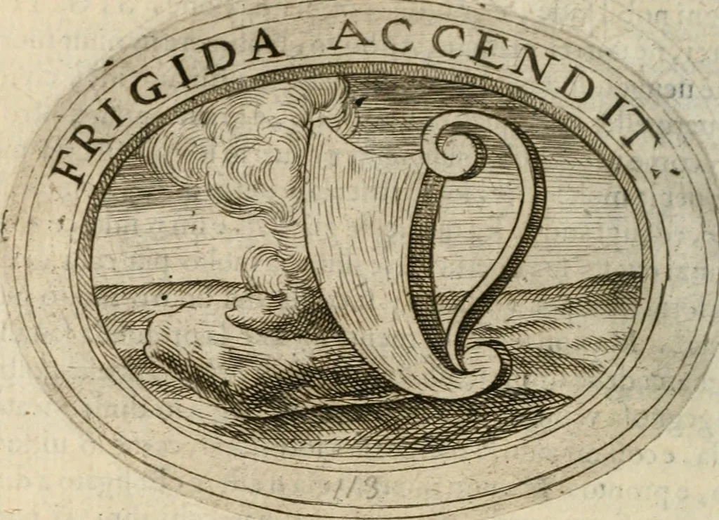An illustration from Dell'imprese, 1594, leaf 493