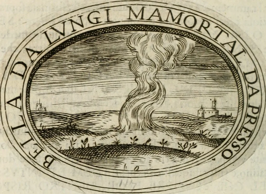 An illustration from Dell'imprese, 1594, leaf 497