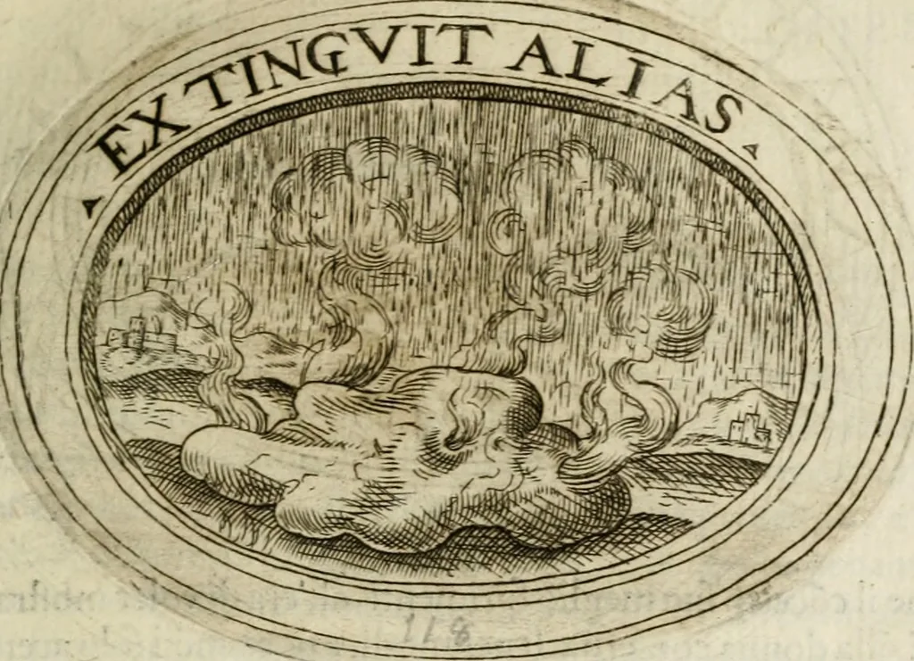 An illustration from Dell'imprese, 1594, leaf 498