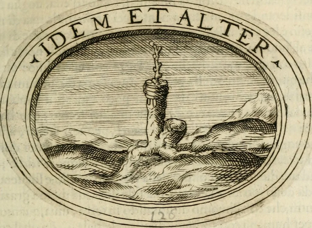 An illustration from Dell'imprese, 1594, leaf 530