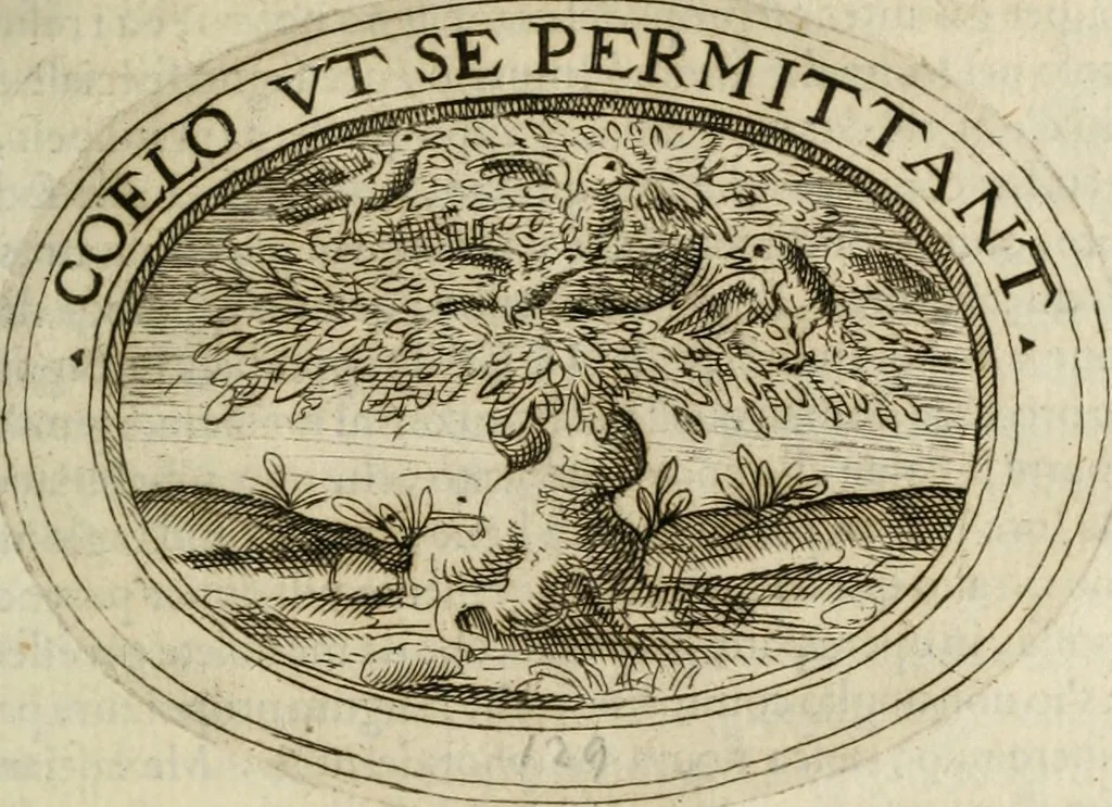 An illustration from Dell'imprese, 1594, leaf 542