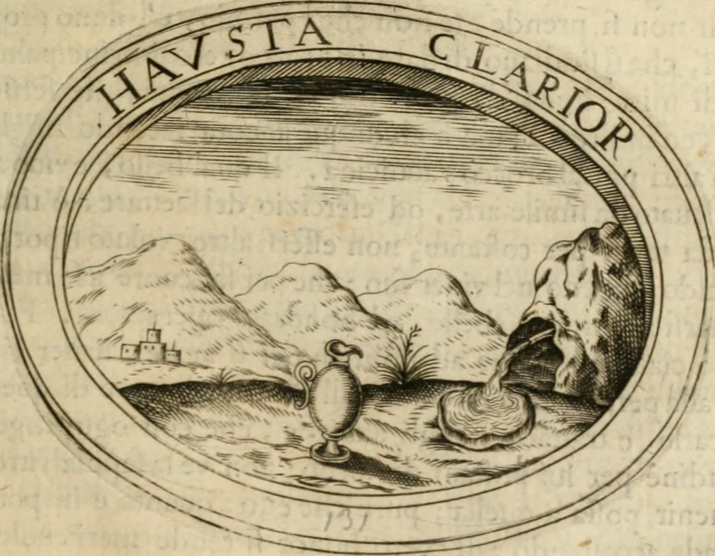 An illustration from Dell'imprese, 1594, leaf 548
