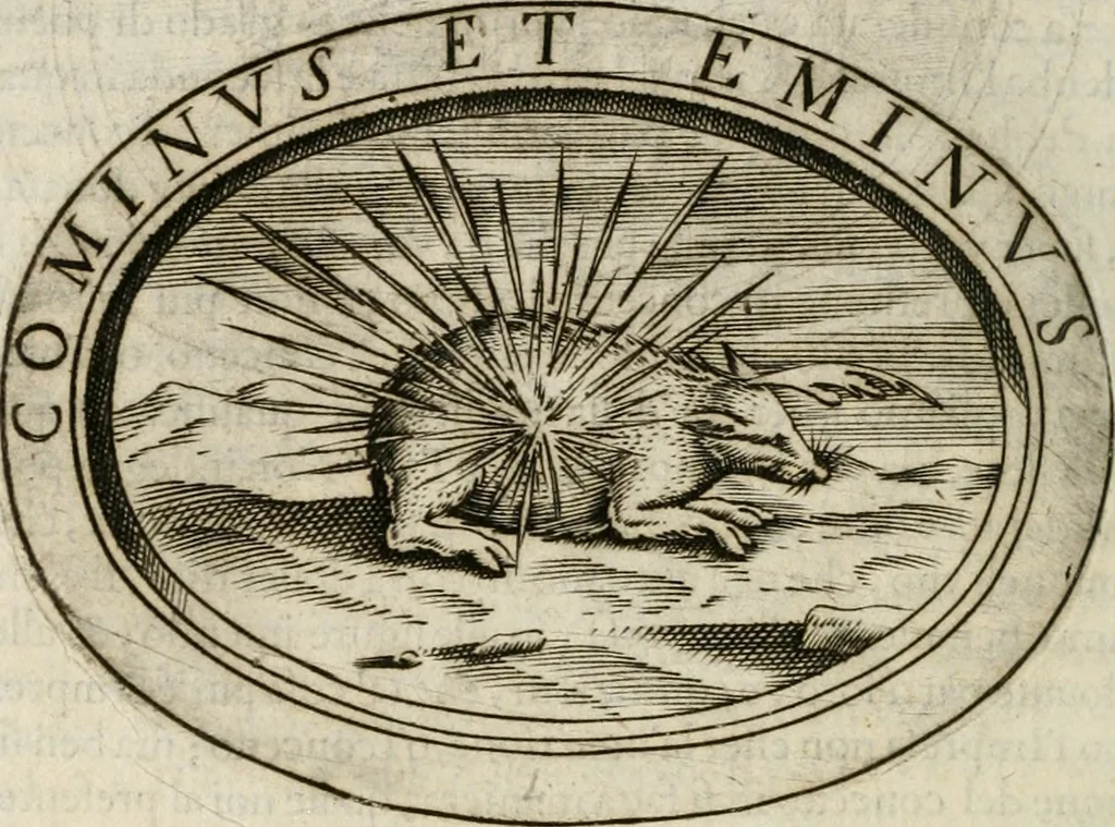 An illustration from Dell'imprese, 1594, leaf 55