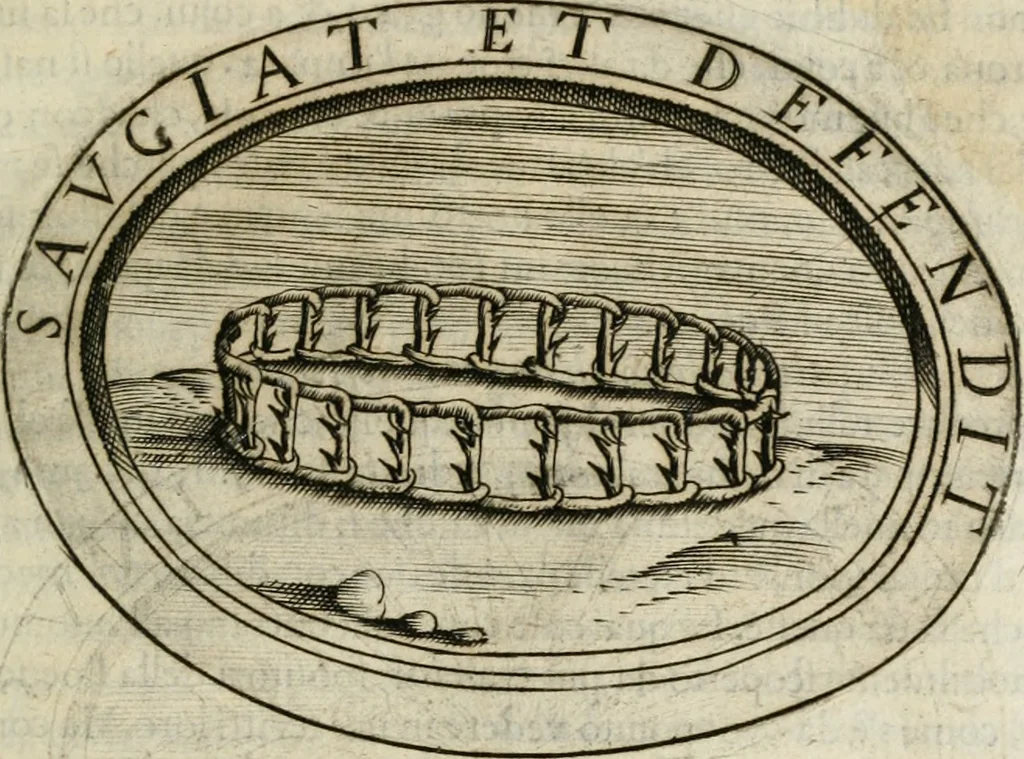 An illustration from Dell'imprese, 1594, leaf 56