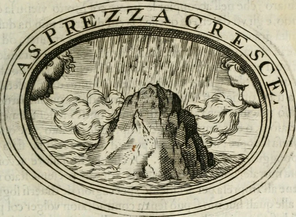 An illustration from Dell'imprese, 1594, leaf 88