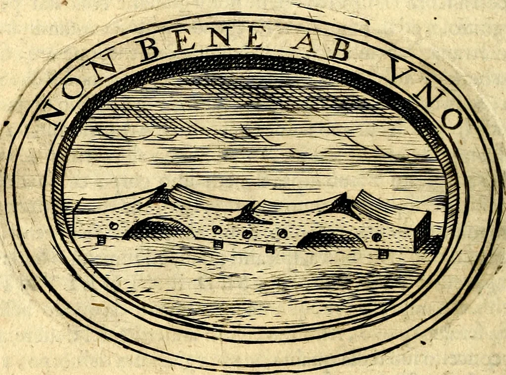 An illustration from Dell'imprese, 1594, leaf 159