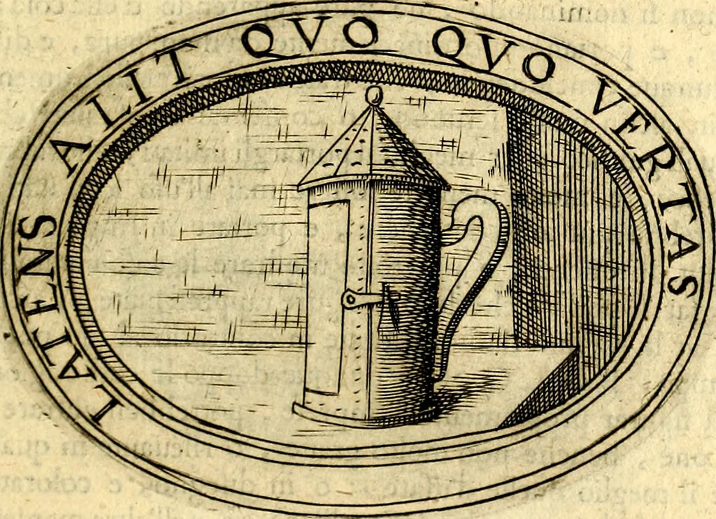 An illustration from Dell'imprese, 1594, leaf 232