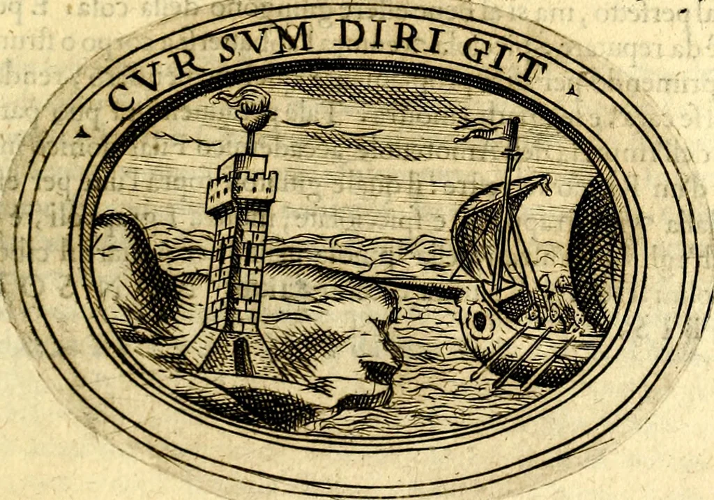 An illustration from Dell'imprese, 1594, leaf 234