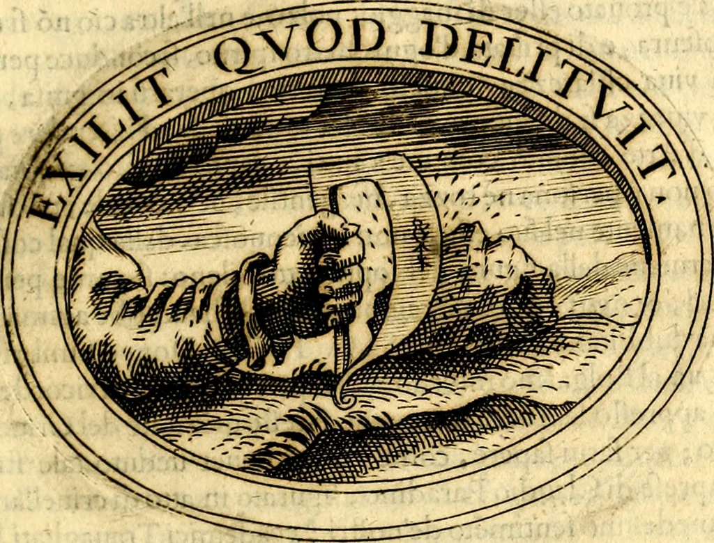 An illustration from Dell'imprese, 1594, leaf 256