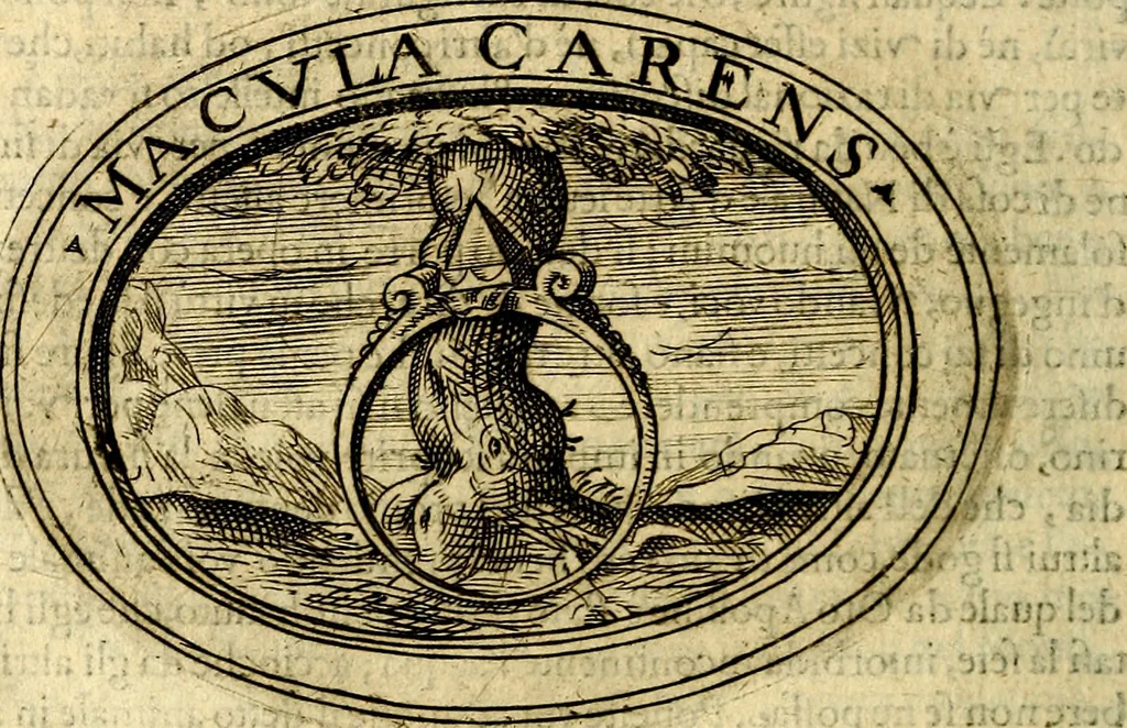 An illustration from Dell'imprese, 1594, leaf 277