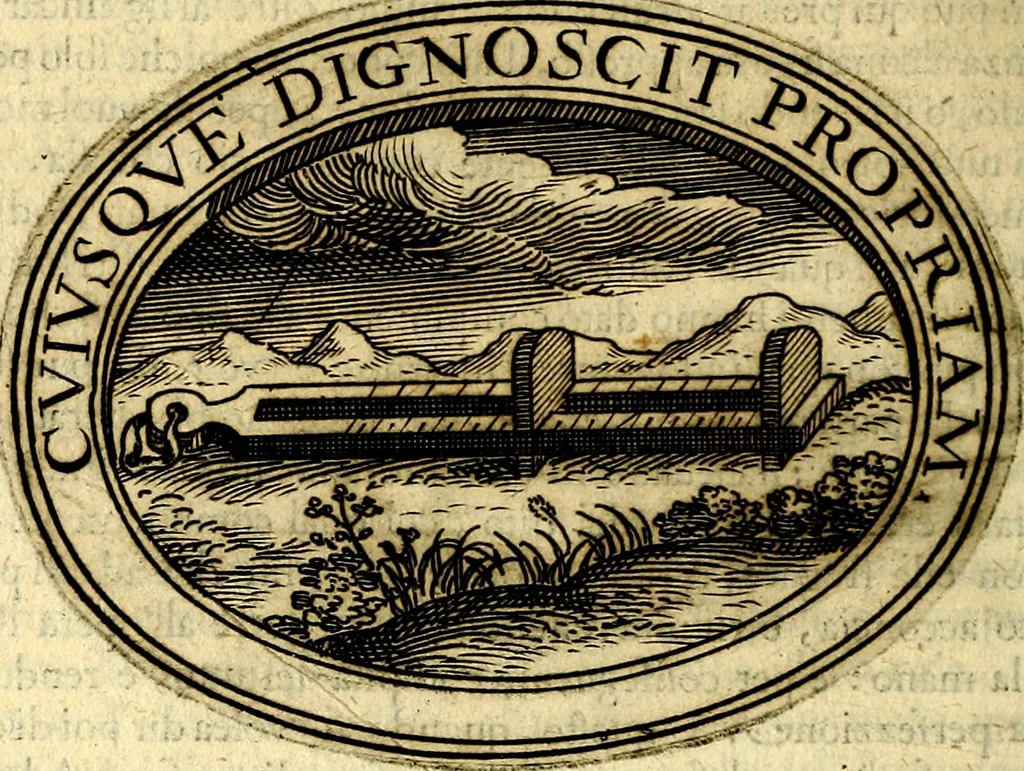 An illustration from Dell'imprese, 1594, leaf 287