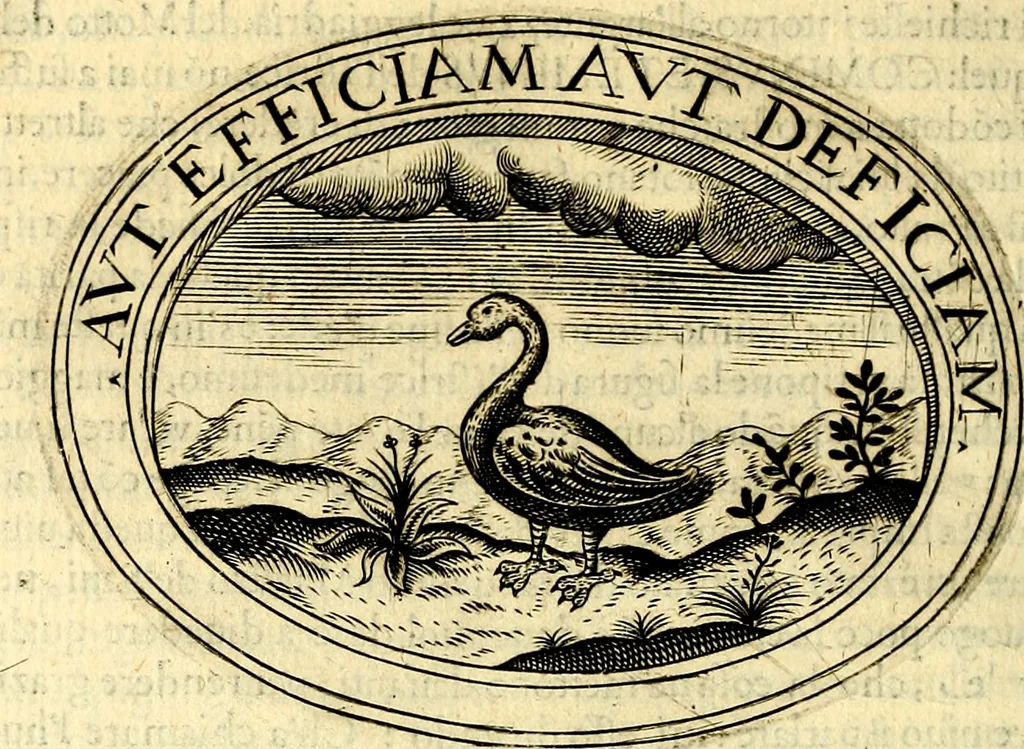 An illustration from Dell'imprese, 1594, leaf 313