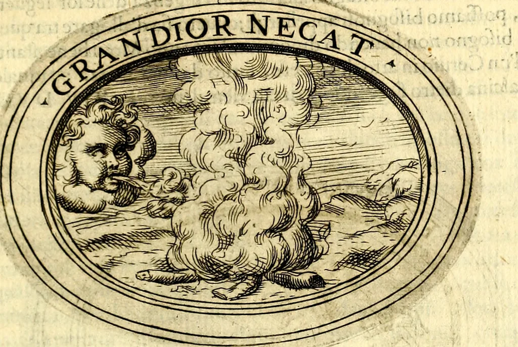 An illustration from Dell'imprese, 1594, leaf 326