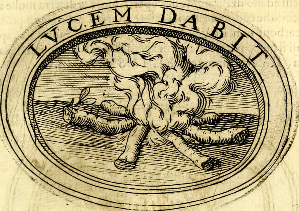 An illustration from Dell'imprese, 1594, leaf 336