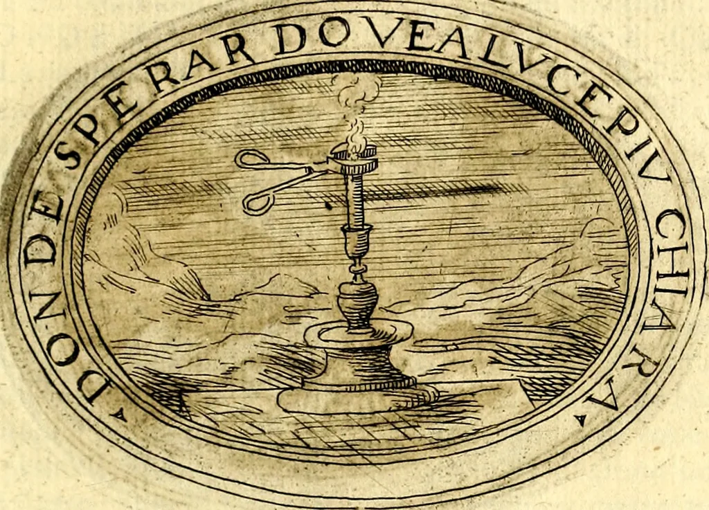 An illustration from Dell'imprese, 1594, leaf 360