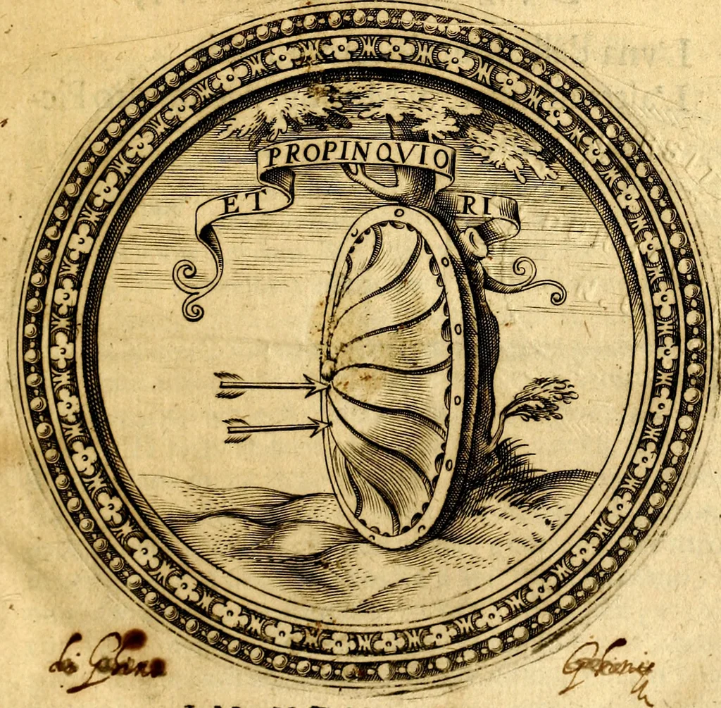 An illustration from Dell'imprese, 1594, leaf 4