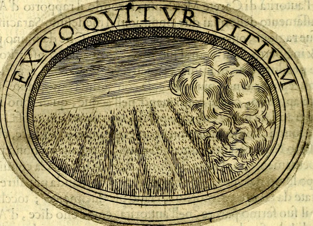 An illustration from Dell'imprese, 1594, leaf 457