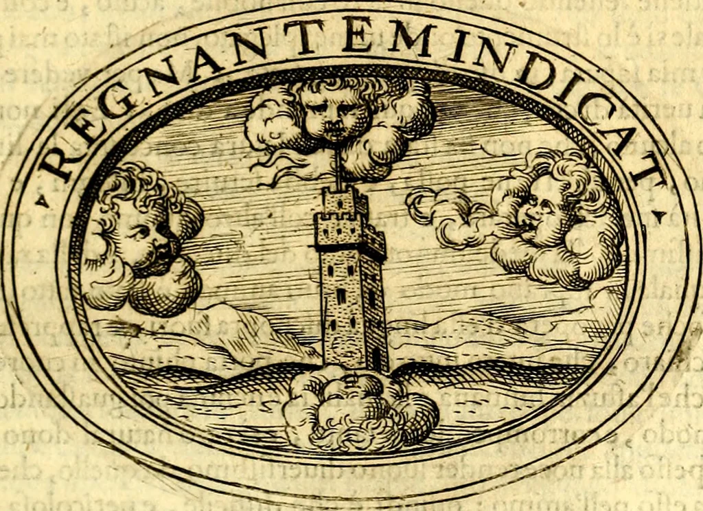 An illustration from Dell'imprese, 1594, leaf 462