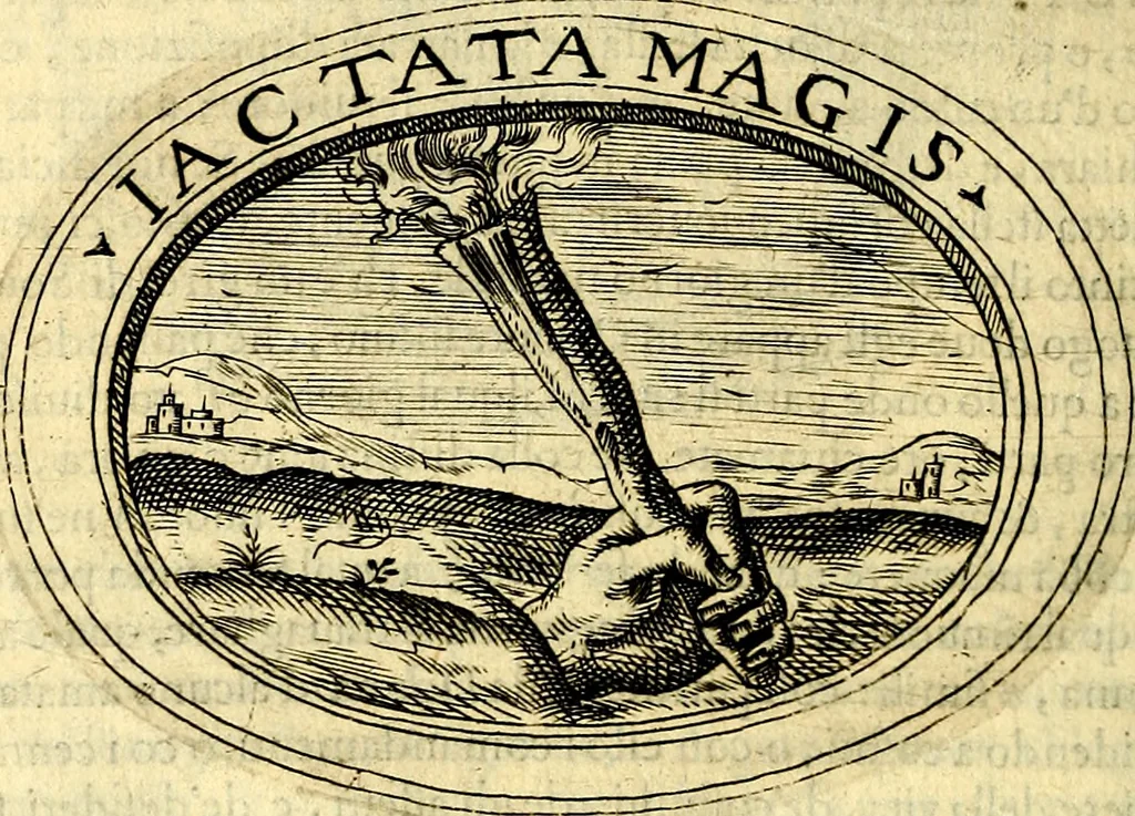 An illustration from Dell'imprese, 1594, leaf 469