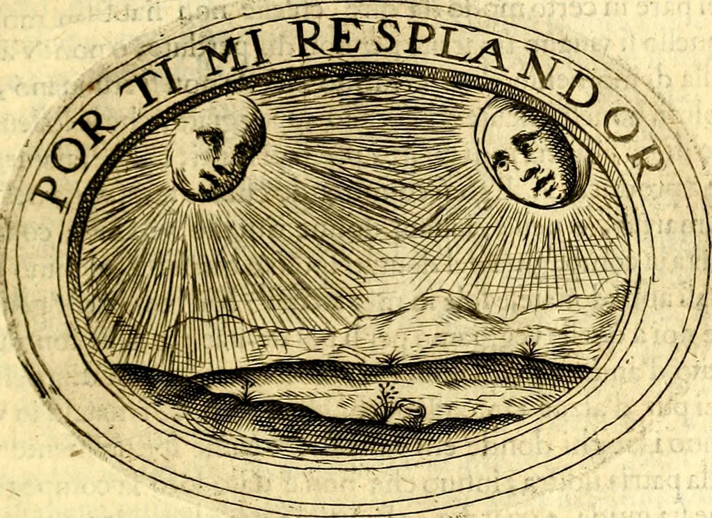 An illustration from Dell'imprese, 1594, leaf 502