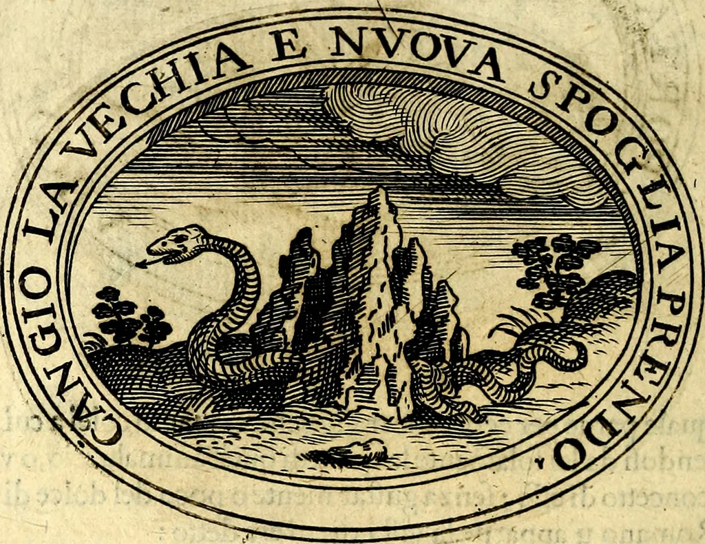 An illustration from Dell'imprese, 1594, leaf 511