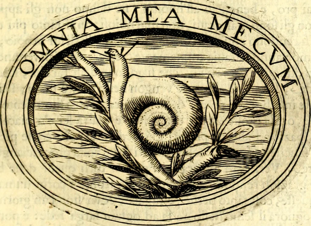 An illustration from Dell'imprese, 1594, leaf 518