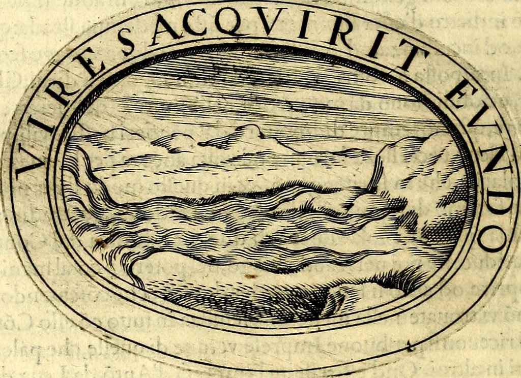 An illustration from Dell'imprese, 1594, leaf 53
