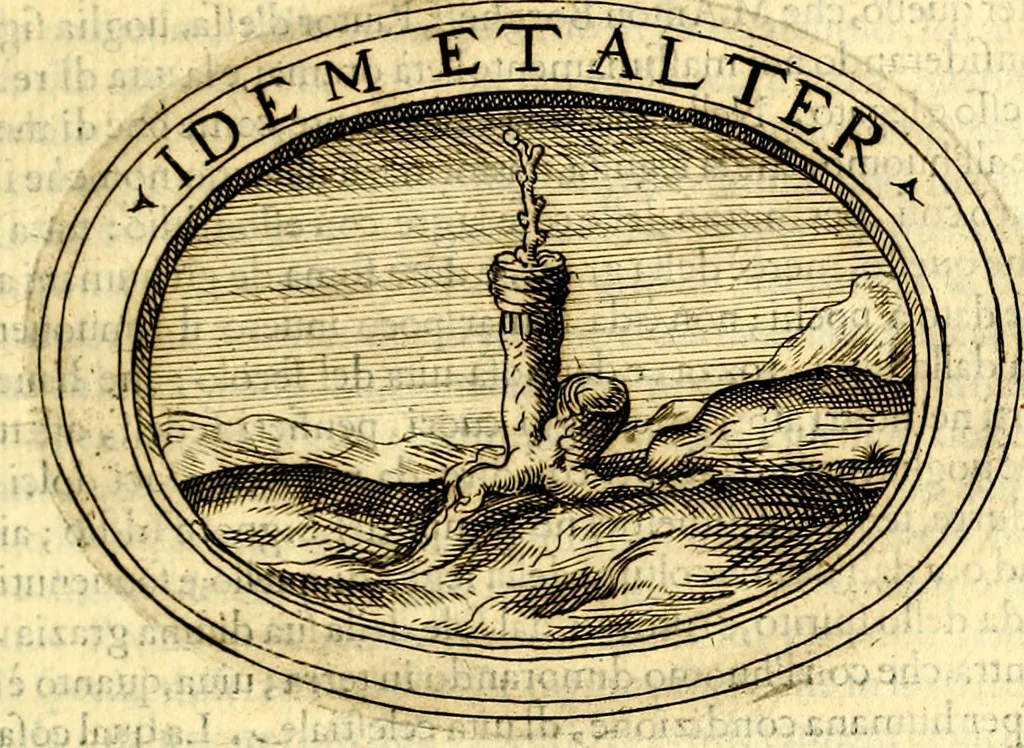 An illustration from Dell'imprese, 1594, leaf 546