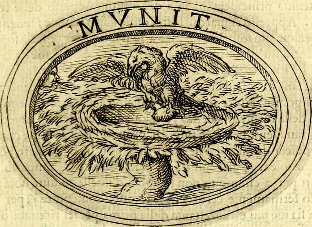 An illustration from Dell'imprese, 1594, leaf 554