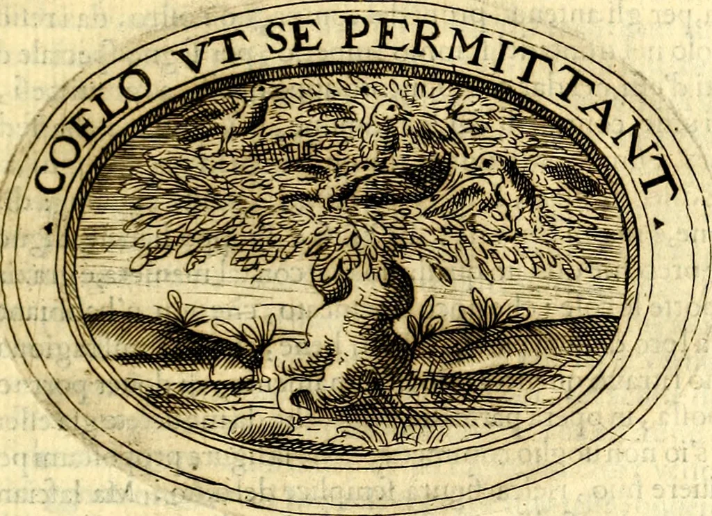 An illustration from Dell'imprese, 1594, leaf 558