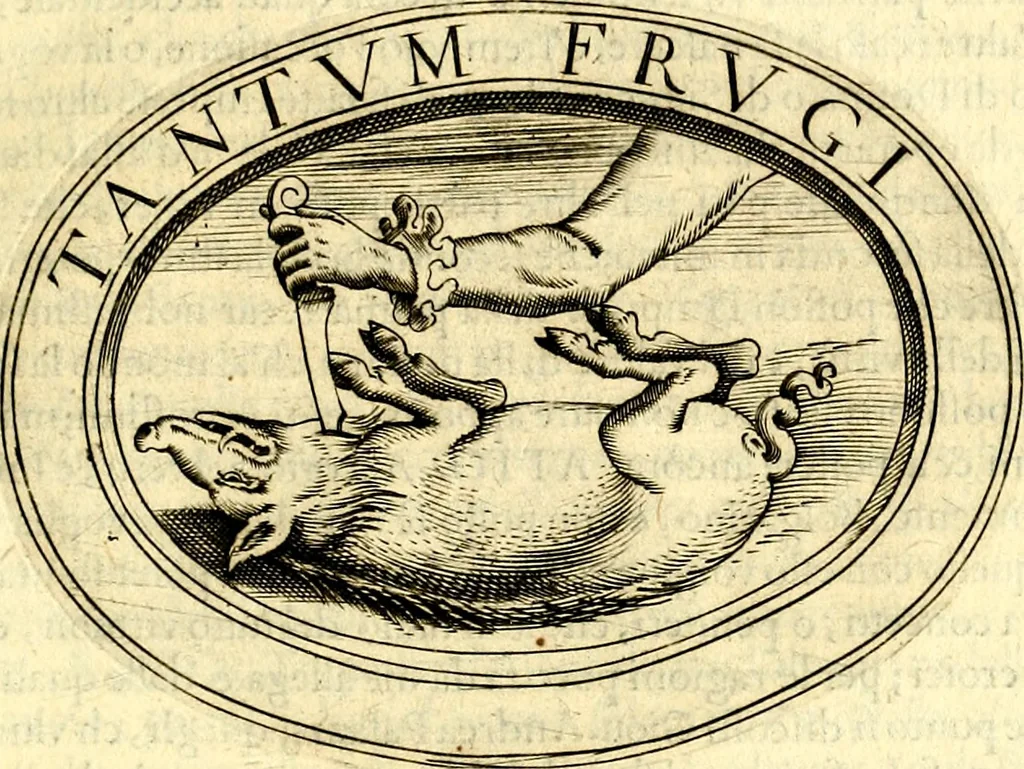 An illustration from Dell'imprese, 1594, leaf 60