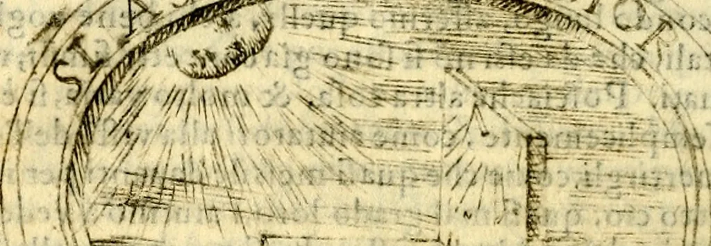 An illustration from Dell'imprese ... dopo tutte l'opera cosi a penna, come a stampa, ch'egli ha potuto vedere di coloro, che della materia dell'imprese hanno parlato; della vera natura di quelle si ragiona, 1578, leaf 71