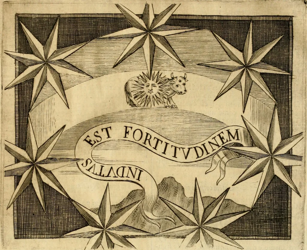 An illustration from Dell' imprese pastorali, 1685, leaf 1006