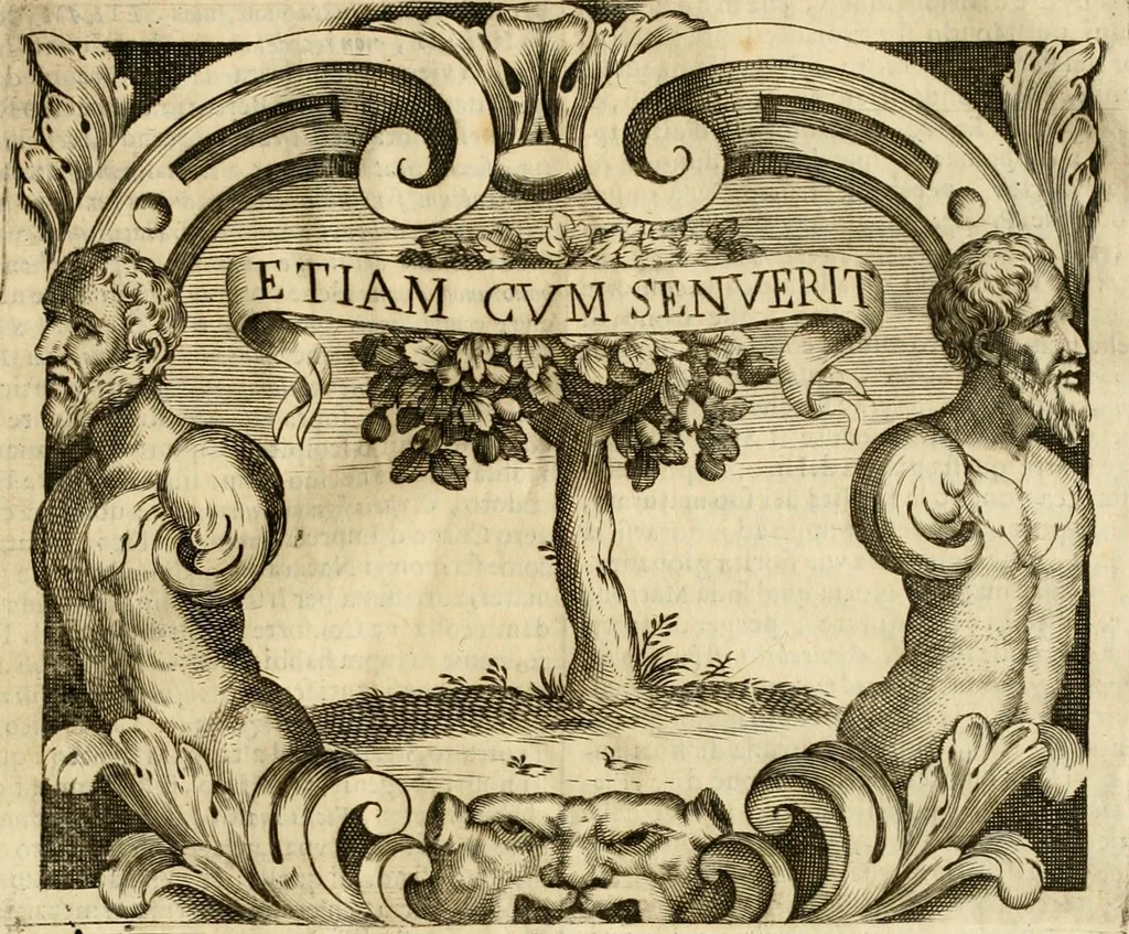 An illustration from Dell' imprese pastorali, 1685, leaf 1040