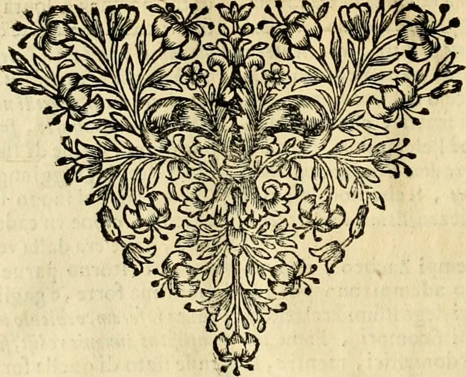 An illustration from Dell' imprese pastorali, 1685, leaf 1051