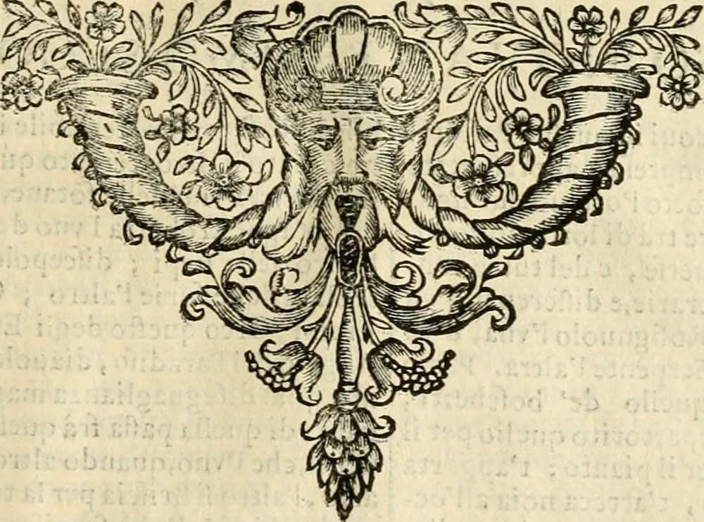 An illustration from Dell' imprese pastorali, 1685, leaf 1086