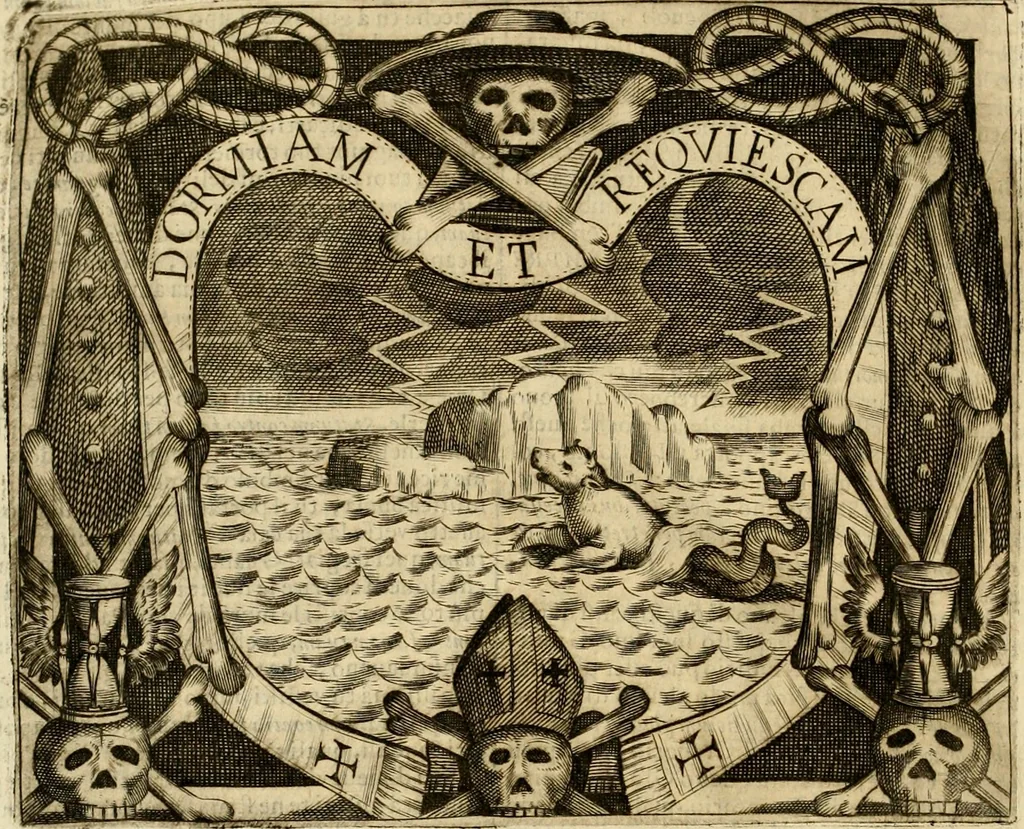 An illustration from Dell' imprese pastorali, 1685, leaf 1109