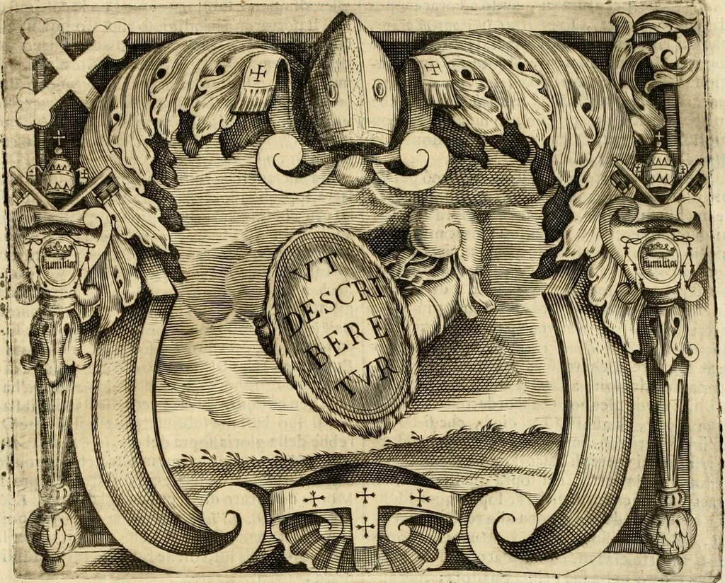 An illustration from Dell' imprese pastorali, 1685, leaf 1142