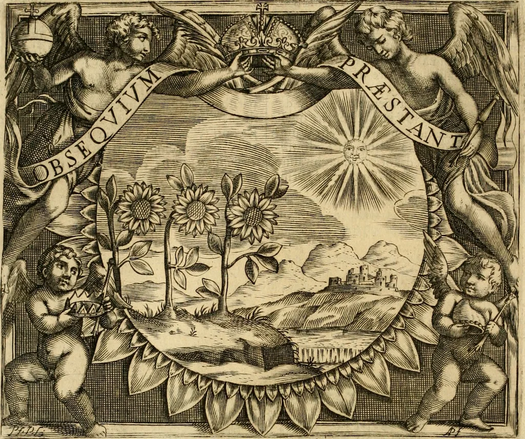 An illustration from Dell' imprese pastorali, 1685, leaf 115