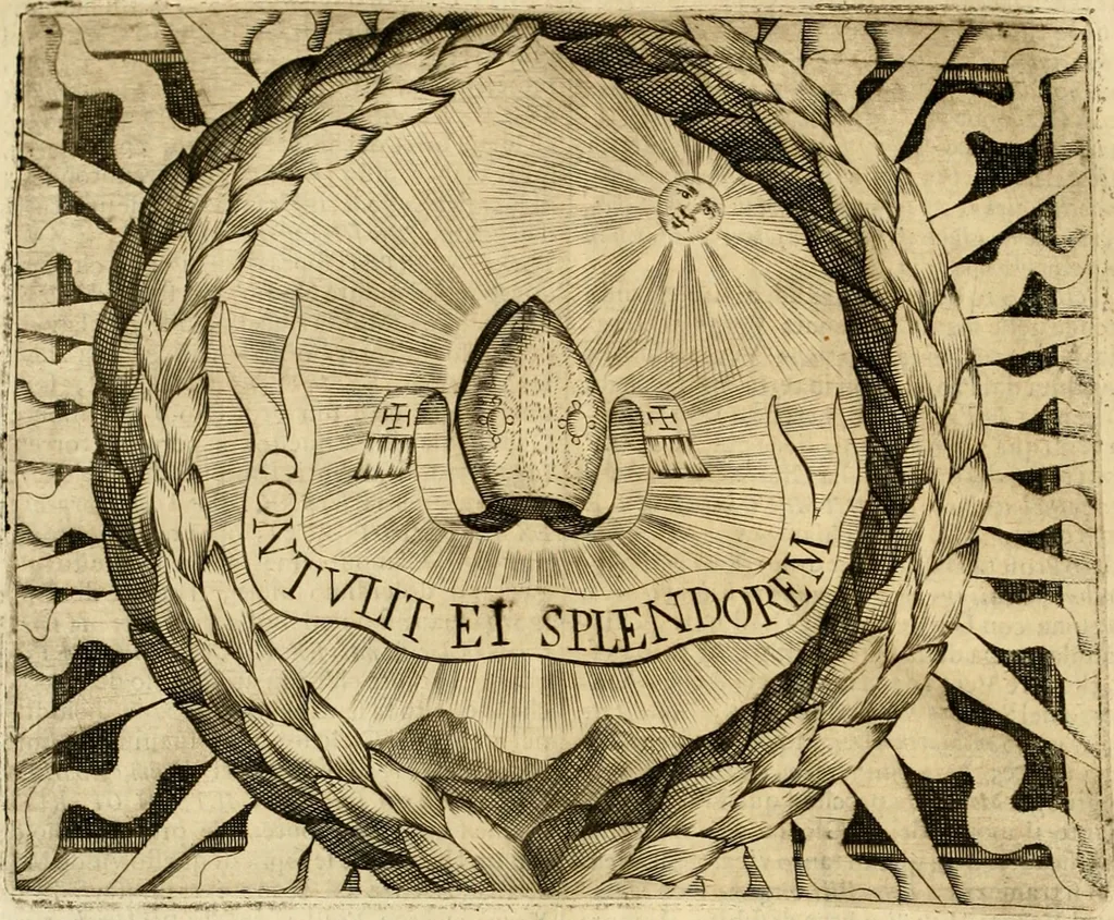 An illustration from Dell' imprese pastorali, 1685, leaf 1153