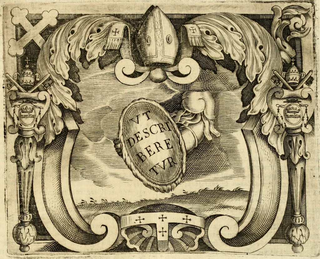 An illustration from Dell' imprese pastorali, 1685, leaf 1164