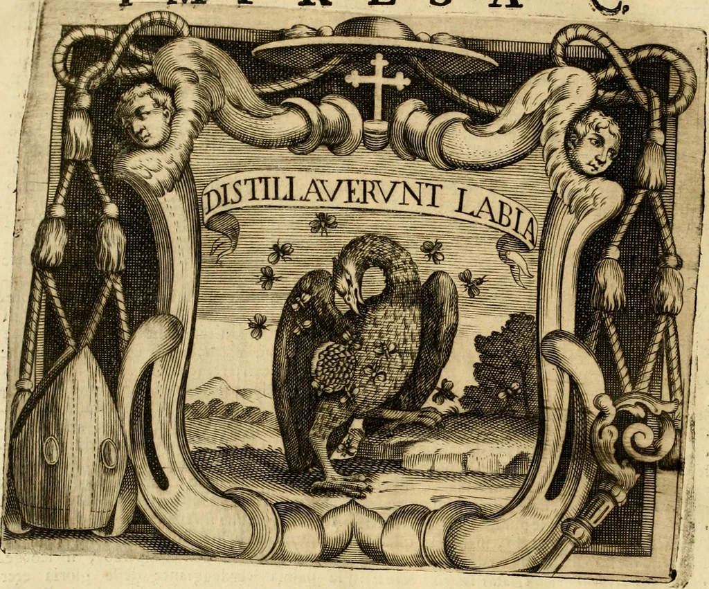 An illustration from Dell' imprese pastorali, 1685, leaf 1175