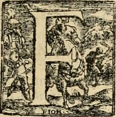 An illustration from Dell' imprese pastorali, 1685, leaf 12